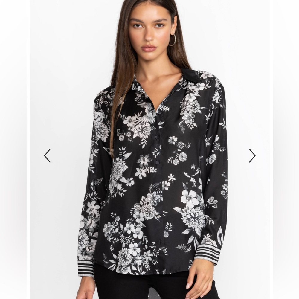NEW Johnny Was Dreamer Oversized Shirt size Small
